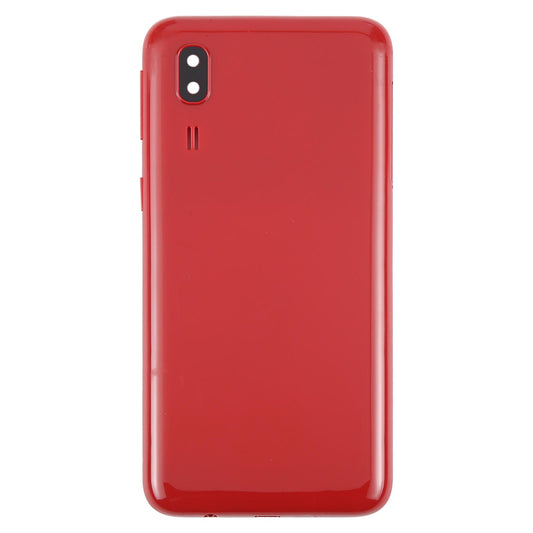 For Samsung Galaxy A2 Core SM-A260F Battery Back Cover with Camera Lens Frame(Red)