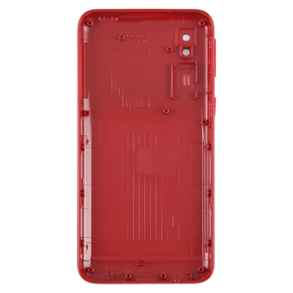 For Samsung Galaxy A2 Core SM-A260F Battery Back Cover with Camera Lens Frame(Red)