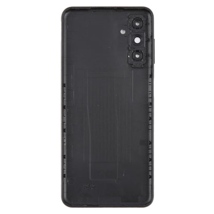 For Samsung Galaxy A04s SM-A047F Battery Back Cover with Camera Lens Frame(Black)