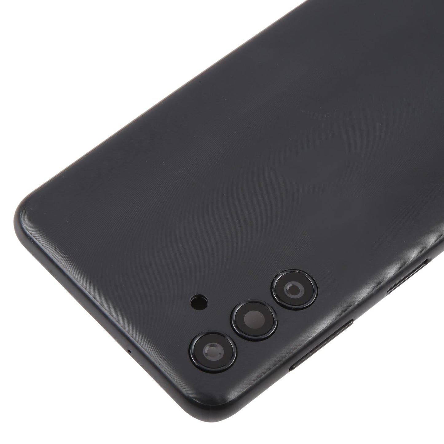 For Samsung Galaxy A04s SM-A047F Battery Back Cover with Camera Lens Frame(Black)