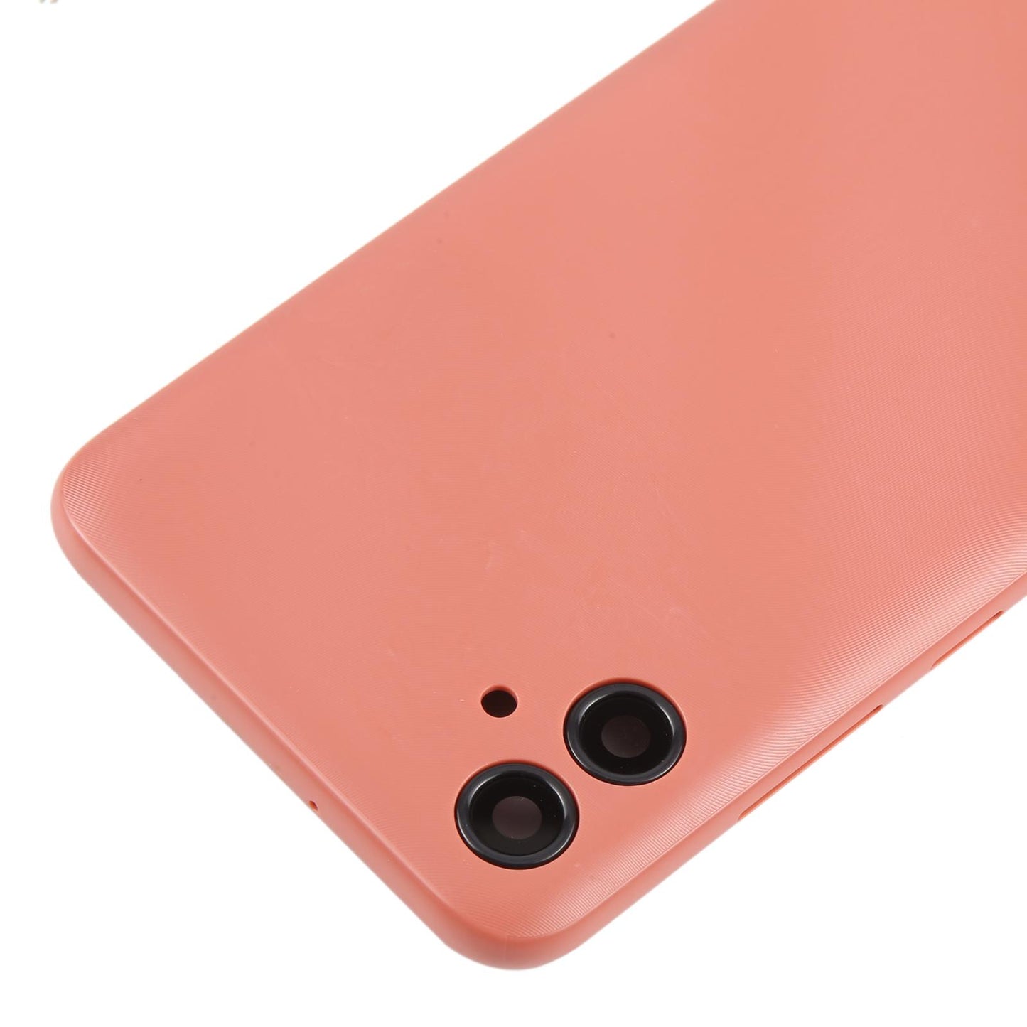 For Samsung Galaxy A04e SM-A042F Battery Back Cover with Camera Lens Frame(Pink)