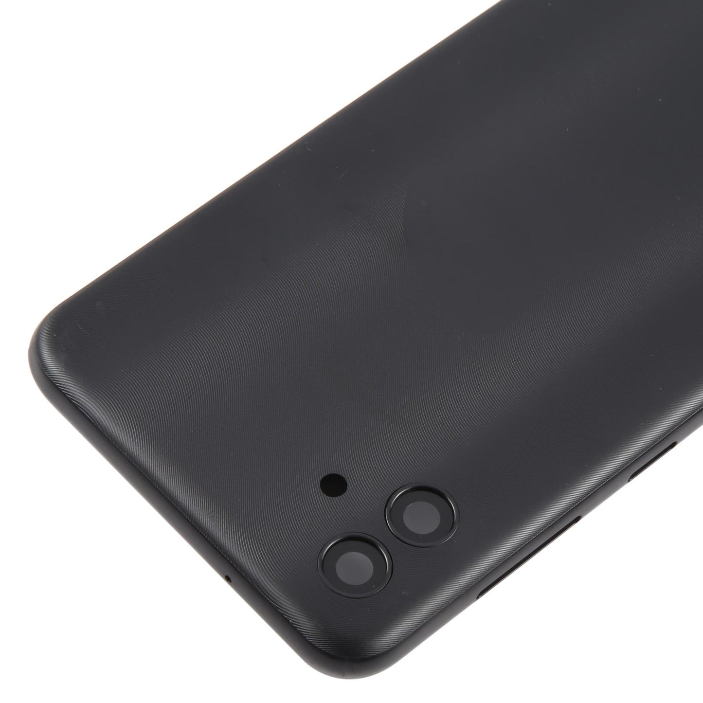 For Samsung Galaxy A04 SM-A045F Battery Back Cover with Camera Lens Frame(Black)