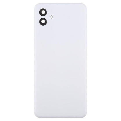 For Samsung Galaxy A04 SM-A045F Battery Back Cover with Camera Lens Frame(White)