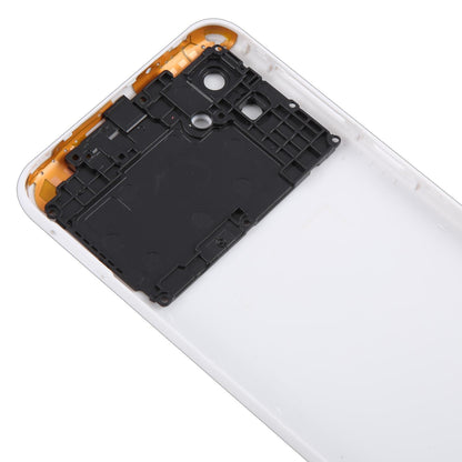 For Samsung Galaxy A04 SM-A045F Battery Back Cover with Camera Lens Frame(White)