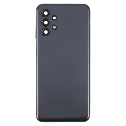 For Samsung Galaxy A13 SM-A135F Battery Back Cover with Camera Lens Frame(Black)