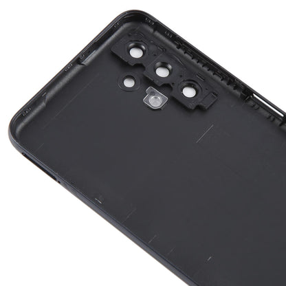For Samsung Galaxy A13 SM-A135F Battery Back Cover with Camera Lens Frame(Black)