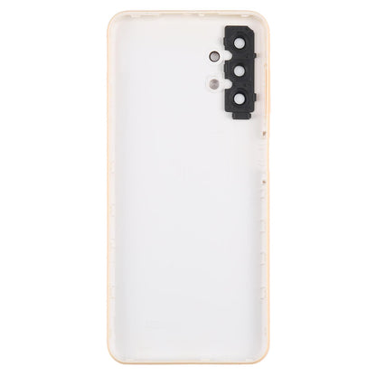 For Samsung Galaxy A13 SM-A135F Battery Back Cover with Camera Lens Frame(Orange)