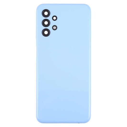 For Samsung Galaxy A13 SM-A135F Battery Back Cover with Camera Lens Frame(Blue)