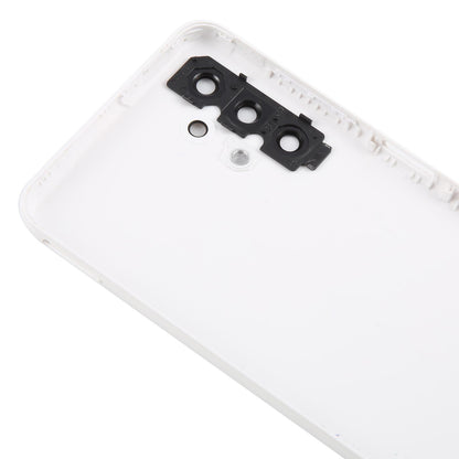 For Samsung Galaxy A13 SM-A135F Battery Back Cover with Camera Lens Frame(White)