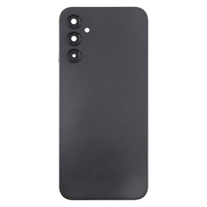 For Samsung Galaxy A14 SM-A145F Battery Back Cover with Camera Lens Frame(Black)