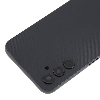 For Samsung Galaxy A14 SM-A145F Battery Back Cover with Camera Lens Frame(Black)