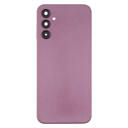 For Samsung Galaxy A14 SM-A145F Battery Back Cover with Camera Lens Frame(Purple)