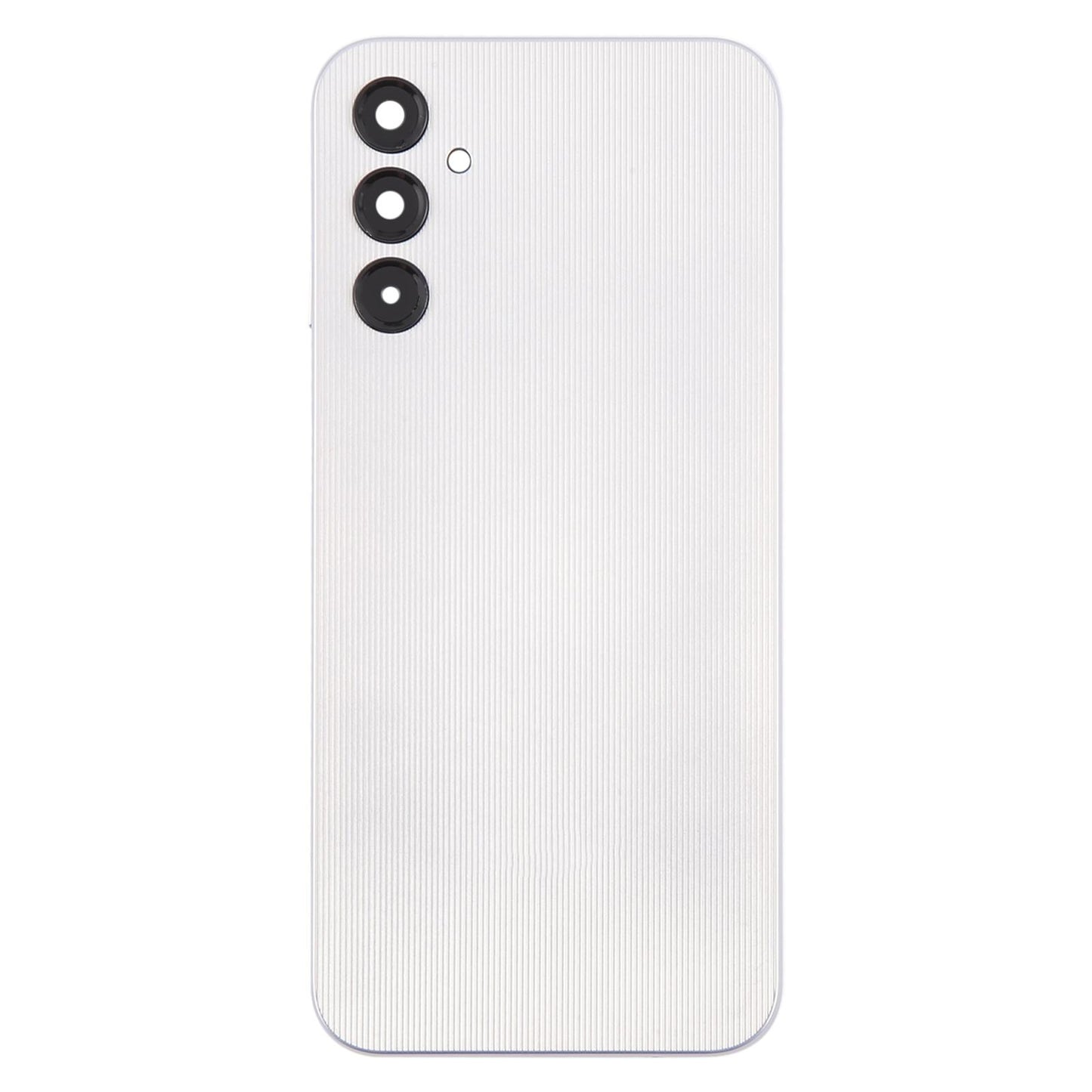 For Samsung Galaxy A14 SM-A145F Battery Back Cover with Camera Lens Frame(Silver)