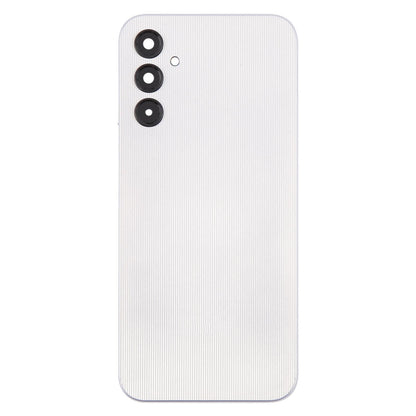 For Samsung Galaxy A14 SM-A145F Battery Back Cover with Camera Lens Frame(Silver)