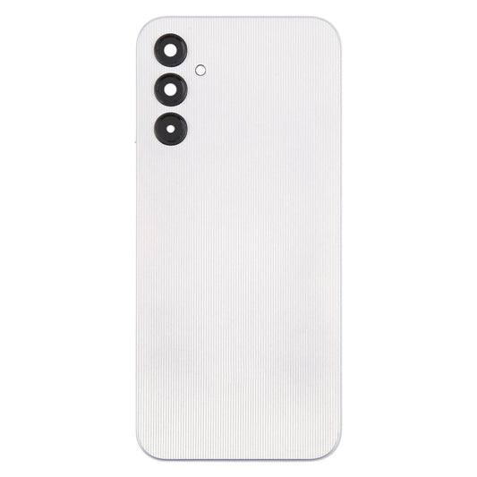 For Samsung Galaxy A14 SM-A145F Battery Back Cover with Camera Lens Frame(Silver)