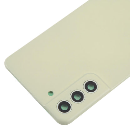 For Samsung Galaxy S21 FE SM-G990B Battery Back Cover with Camera Lens Frame(Green)