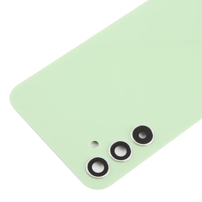 For Samsung Galaxy A34 SM-A346B Battery Back Cover with Camera Lens Frame(Green)