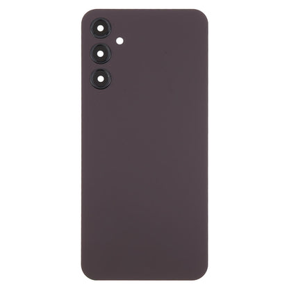 For Samsung Galaxy A24 SM-A245 Battery Back Cover with Camera Lens Frame(Dark Red)