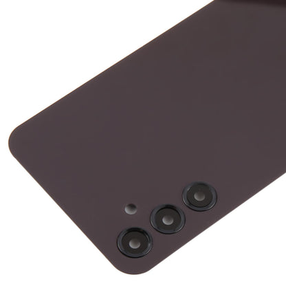 For Samsung Galaxy A24 SM-A245 Battery Back Cover with Camera Lens Frame(Dark Red)
