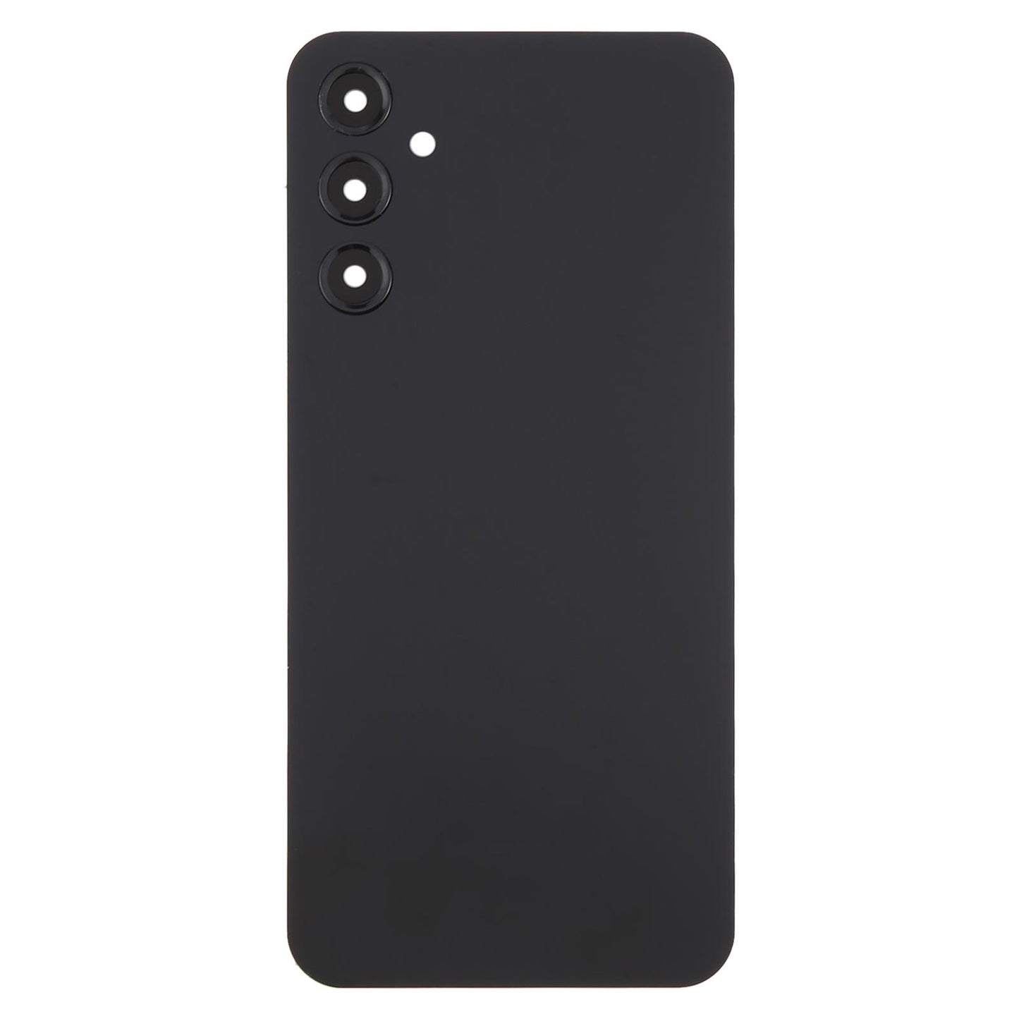 For Samsung Galaxy A24 SM-A245 Battery Back Cover with Camera Lens Frame(Black)