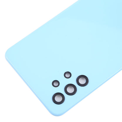 For Samsung Galaxy A32 4G SM-A325F Battery Back Cover with Camera Lens Frame(Blue)