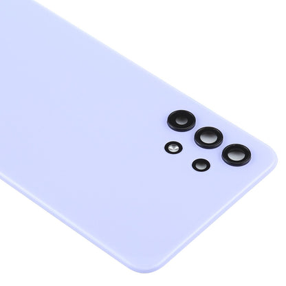 For Samsung Galaxy A32 4G SM-A325F Battery Back Cover with Camera Lens Frame(Purple)