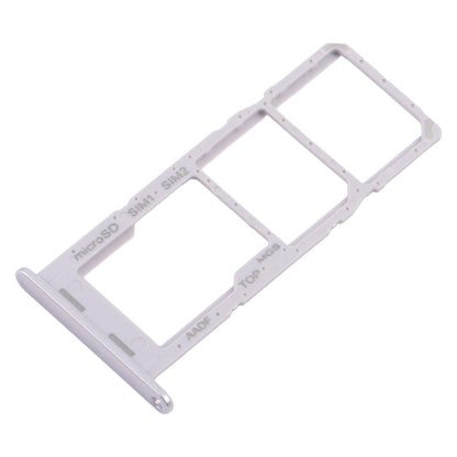 For Samsung Galaxy A14 5G SM-A146B 10pcs Original SIM Card Tray + SIM Card Tray + Micro SD Card Tray (Silver)