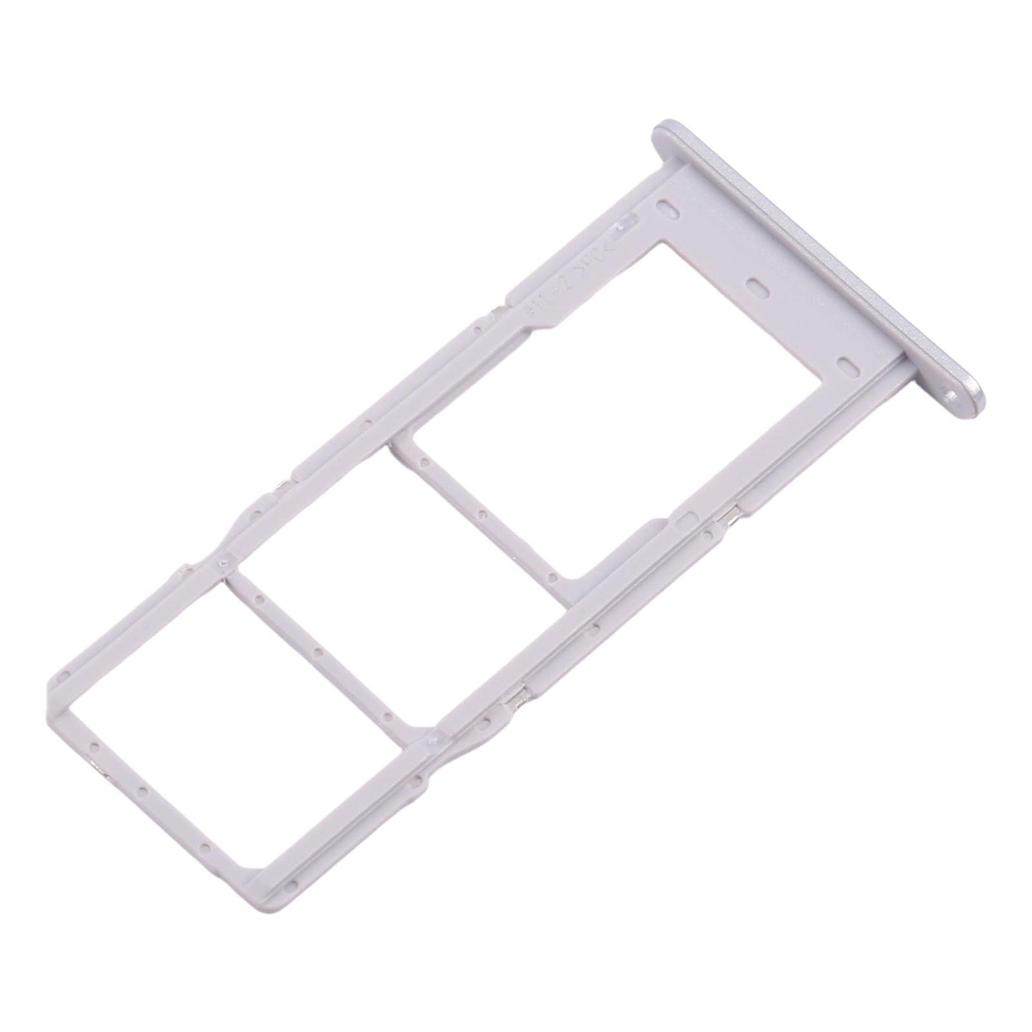 For Samsung Galaxy A14 5G SM-A146B 10pcs Original SIM Card Tray + SIM Card Tray + Micro SD Card Tray (Silver)