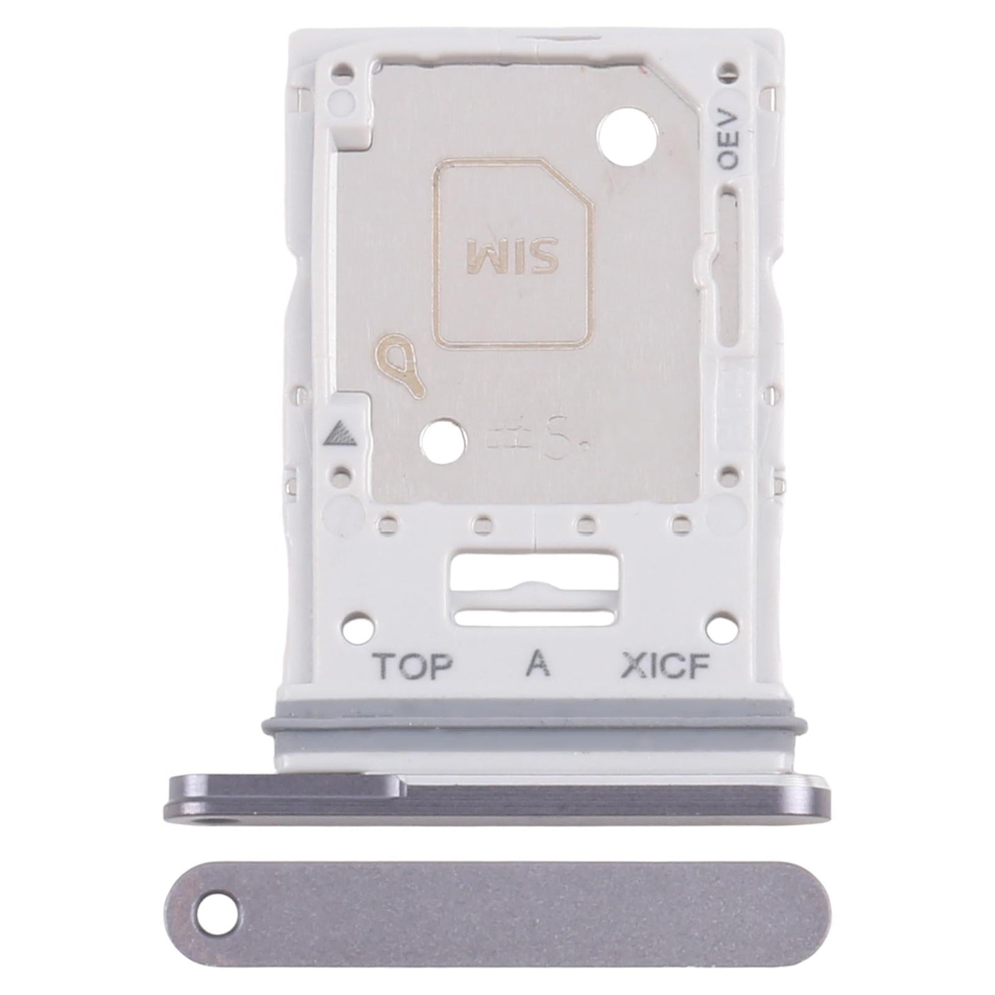 For Samsung Galaxy Tab S11 Ultra SM-X936 Original SIM Card Tray + Micro SD Card Tray (Grey)
