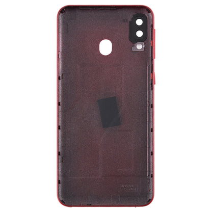 For Galaxy M20 Battery Back Cover (Red)