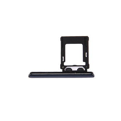 Micro SD / SIM Card Tray + Card Slot Port Dust Plug for Sony Xperia XZ Premium (Dual SIM Version)(Black)