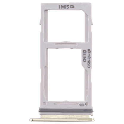 For Galaxy S10+ / S10 / S10e SIM Card Tray + SIM Card Tray / Micro SD Card Tray(Gold)