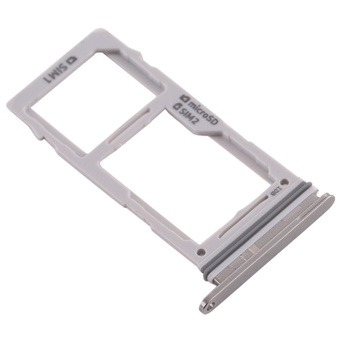 For Galaxy S10+ / S10 / S10e SIM Card Tray + SIM Card Tray / Micro SD Card Tray (White)