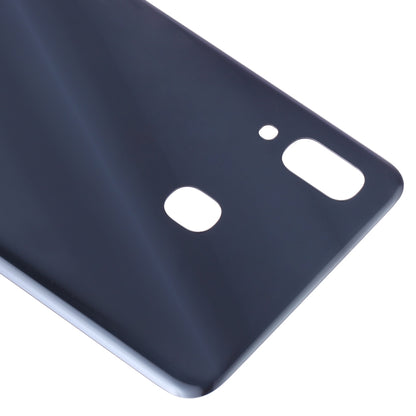 For Galaxy A30 SM-A305F/DS, A305FN/DS, A305G/DS, A305GN/DS Battery Back Cover (Black)