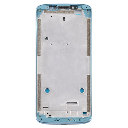 Front Housing LCD Frame Bezel Plate for Motorola Moto E5 Plus (Blue)