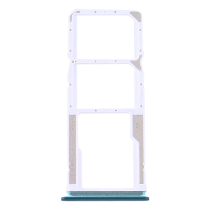 SIM Card Tray + SIM Card Tray + Micro SD Card Tray for Xiaomi Redmi 10X 4G / Redmi Note 9(Green)