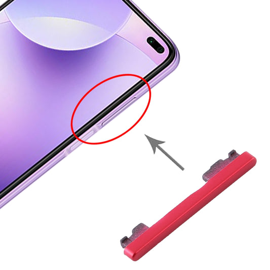 Power Button and Volume Control Button for Xiaomi Redmi K30 (Red)