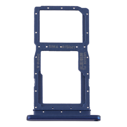SIM Card Tray + SIM Card Tray / Micro SD Card Tray for Huawei Y9s(Blue)