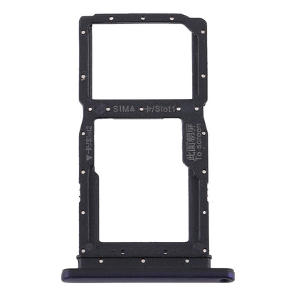 SIM Card Tray + SIM Card Tray / Micro SD Card Tray for Huawei Y9s(Purple)