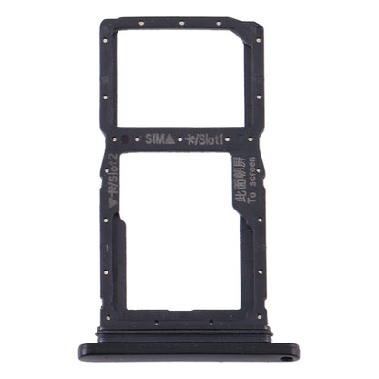 SIM Card Tray + SIM Card Tray / Micro SD Card Tray for Huawei Y9s 2020 (Black)