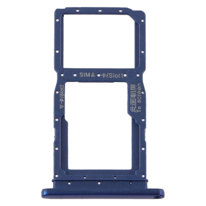 SIM Card Tray + SIM Card Tray / Micro SD Card Tray for Huawei Y9s 2020 (Blue)