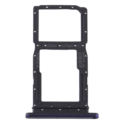 SIM Card Tray + SIM Card Tray / Micro SD Card Tray for Huawei Y9s 2020 (Purple)