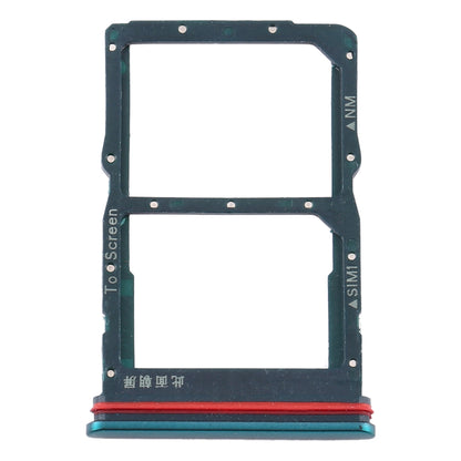 SIM Card Tray + NM Card Tray for Huawei P40 Lite 5G (Green)