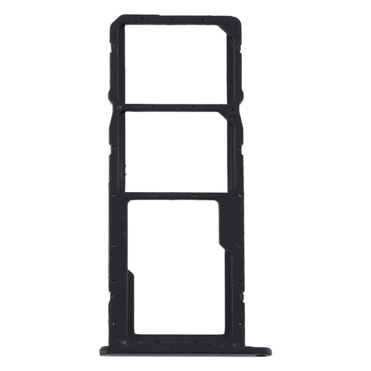 SIM Card Tray + SIM Card Tray + Micro SD Card Tray for Huawei Y6s (2019) (Black)