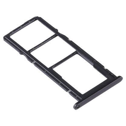 SIM Card Tray + SIM Card Tray + Micro SD Card Tray for Huawei Y6s (2020) (Black)