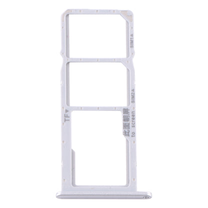 SIM Card Tray + SIM Card Tray + Micro SD Card Tray for Huawei Y6s (2020) (Silver)