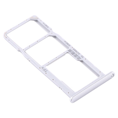 SIM Card Tray + SIM Card Tray + Micro SD Card Tray for Huawei Y6s (2020) (Silver)