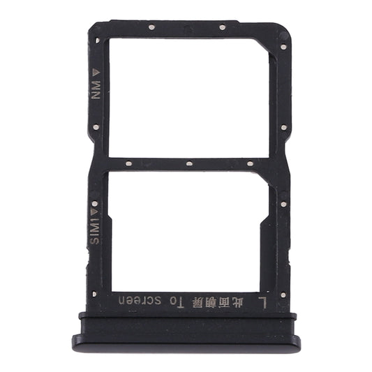 SIM Card Tray + NM Card Tray for Huawei P Smart 2020 (Black)