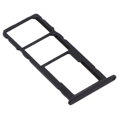 SIM Card Tray + SIM Card Tray + Micro SD Card Tray for Huawei Y6 (2019) (Black)