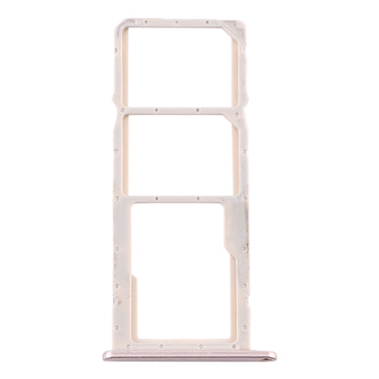 SIM Card Tray + SIM Card Tray + Micro SD Card Tray for Huawei Y6 (2019) (Gold)